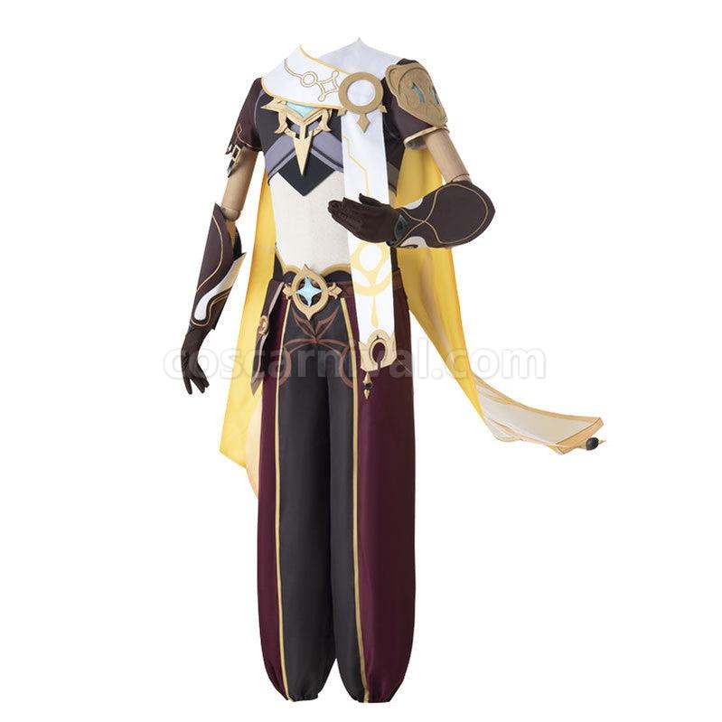 Genshin Impact Traveler Male Fullset Cosplay Costumes coscarnival011112223