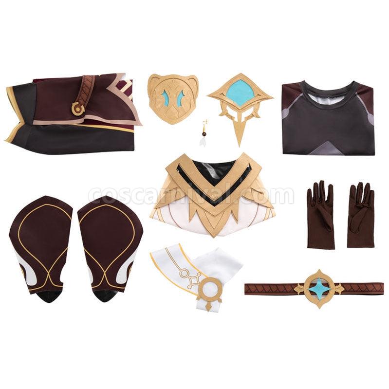 Genshin Impact Traveler Male Fullset Cosplay Costumes coscarnival011112260