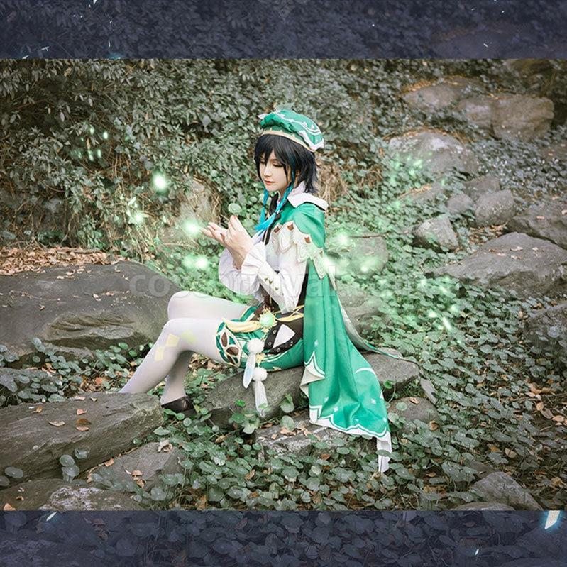 Genshin Impact Venti Gradient Full set Cosplay Costume coscarnival011113620