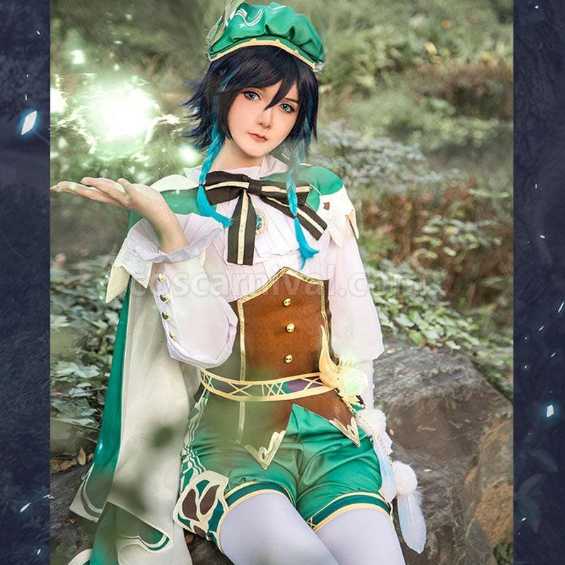 Genshin Impact Venti Gradient Full set Cosplay Costume coscarnival011113628