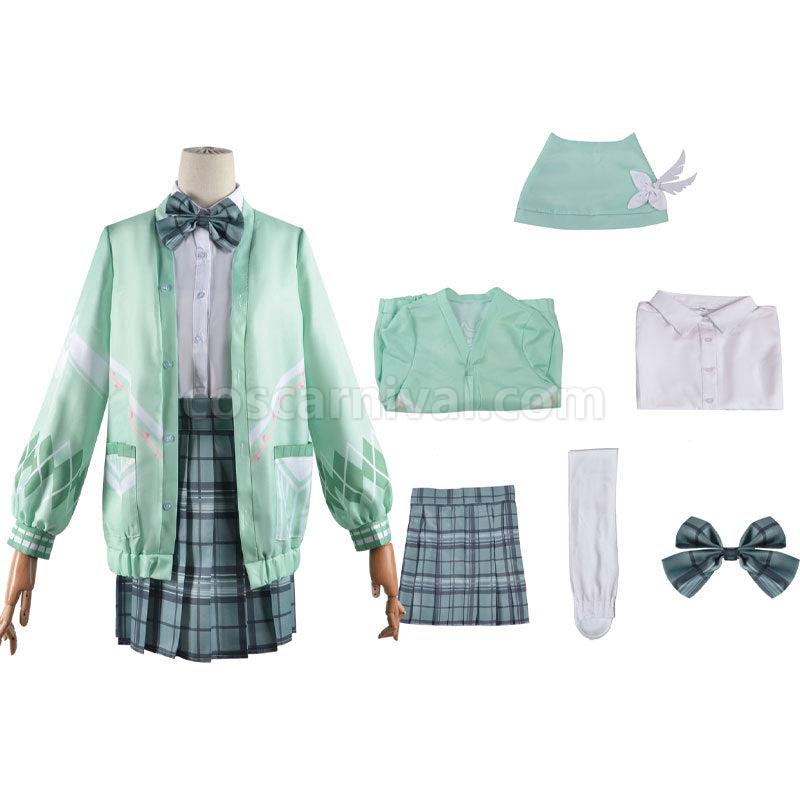 Genshin Impact Venti Gradient JK Uniform Cosplay Costumes coscarnival01113672