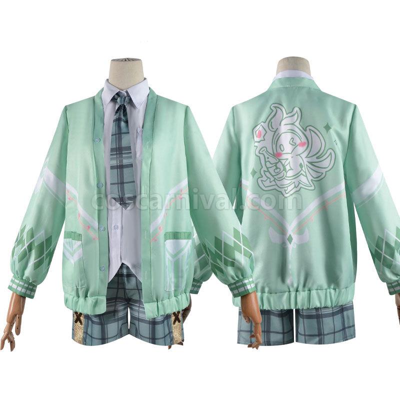 Genshin Impact Venti Gradient JK Uniform Cosplay Costumes coscarnival01113681