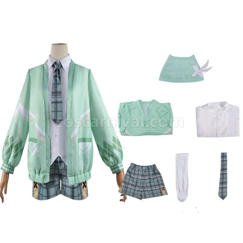Genshin Impact Venti Gradient JK Uniform Cosplay Costumes coscarnival01113690
