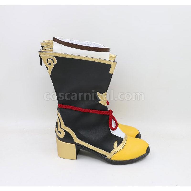 Genshin Impact Xiangling Cosplay Shoes coscarnival01113352