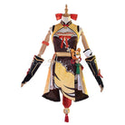 Genshin Impact Xiangling Fullset Cosplay Costumes coscarnival011112317