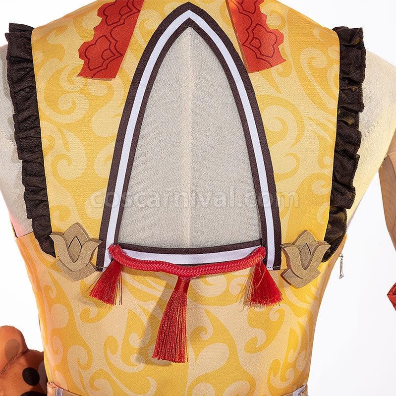 Genshin Impact Xiangling Fullset Cosplay Costumes coscarnival011112387