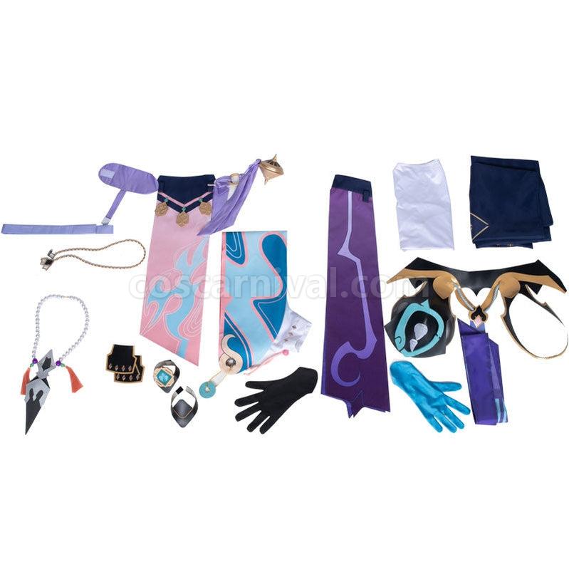 Genshin Impact Xiao Fullset Cosplay Costumes coscarnival011112337