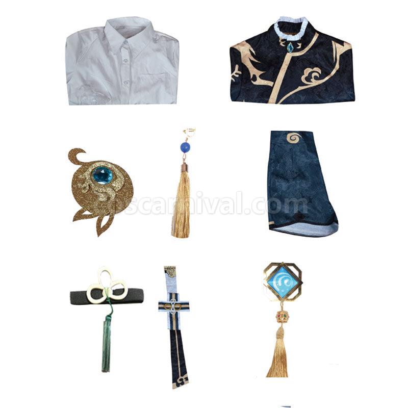 Genshin Impact Xingqiu Cosplay Costumes coscarnival01113433