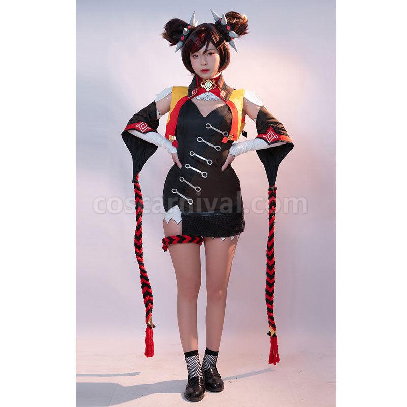 Genshin Impact Xinyan Cosplay Costumes coscarnival01117191
