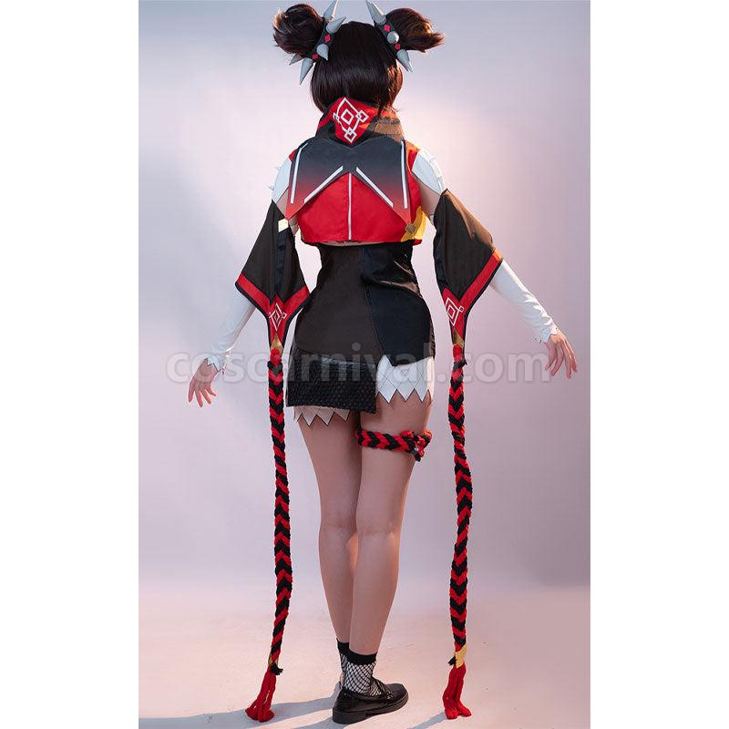 Genshin Impact Xinyan Cosplay Costumes coscarnival01117201
