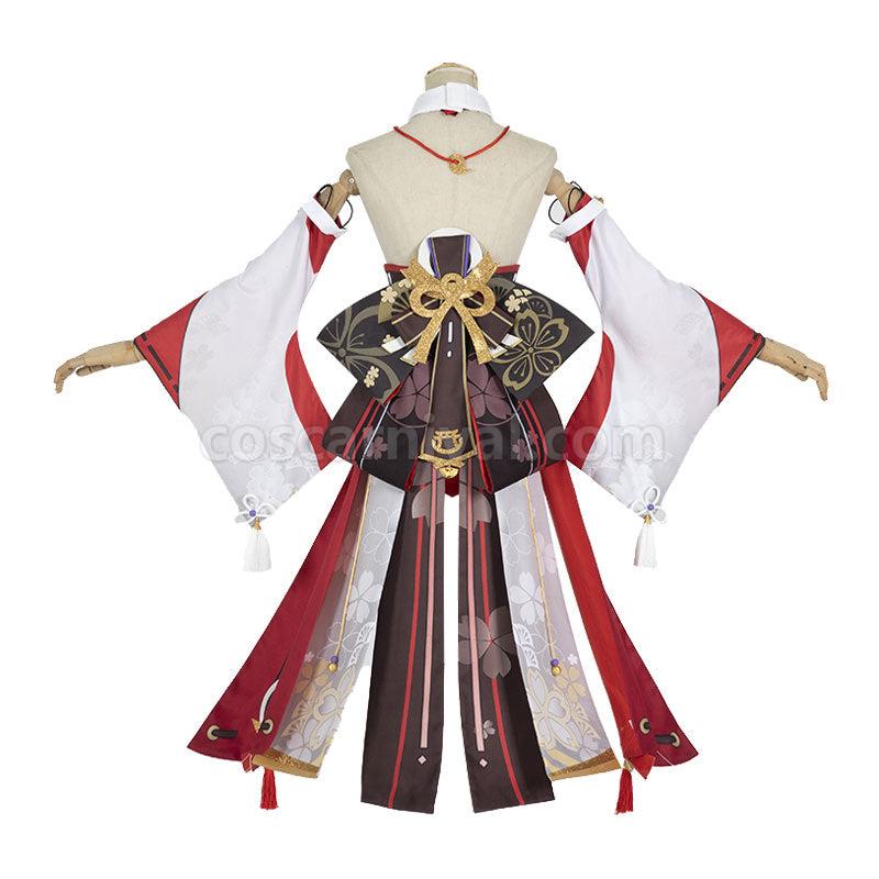 Genshin Impact Yae Miko Fullset Cosplay Costumes coscarnival011110385