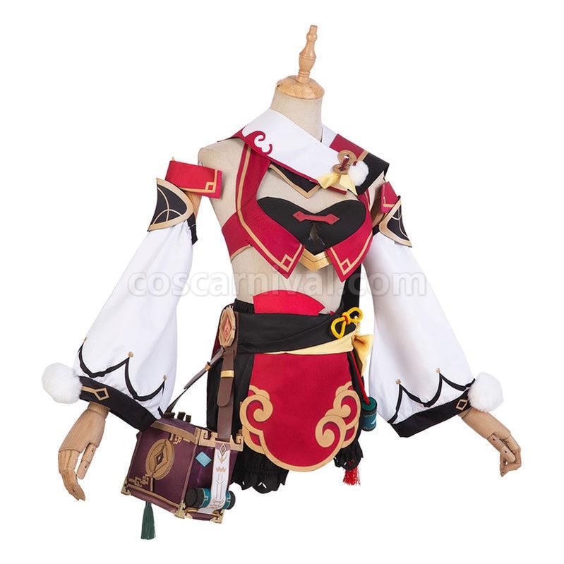 Genshin Impact Yanfei Fullsuit Cosplay Costumes coscarnival011111745