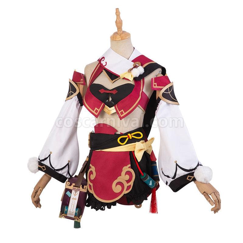 Genshin Impact Yanfei Fullsuit Cosplay Costumes coscarnival011111751