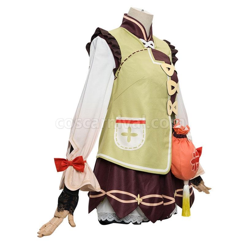 Genshin Impact Yaoyao Fullsuit Cosplay Costumes coscarnival011111907