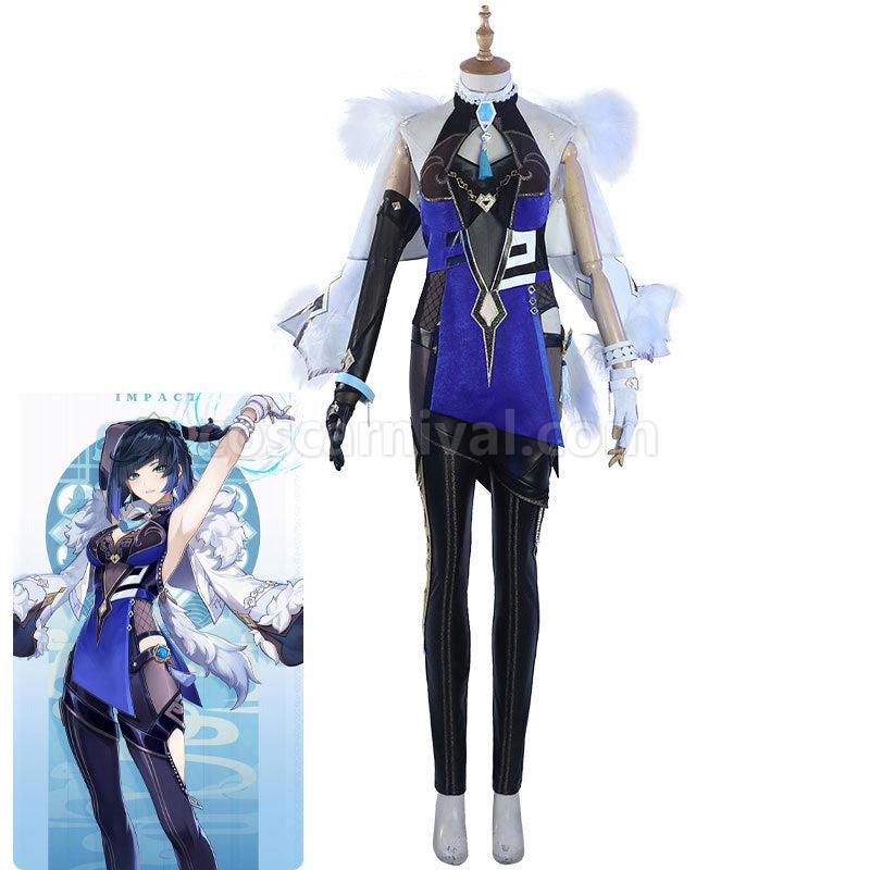 Genshin Impact Yelan Cosplay Costumes coscarnival01116321