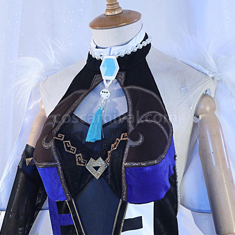 Genshin Impact Yelan Cosplay Costumes coscarnival01116363