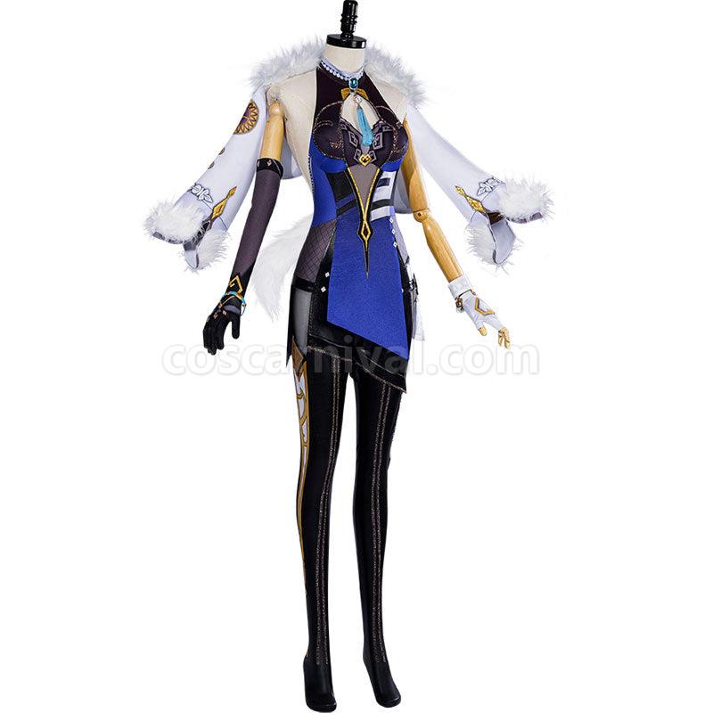 Genshin Impact Yelan Fullset Cosplay Costume coscarnival01115903