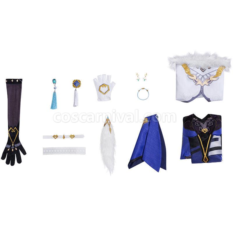 Genshin Impact Yelan Fullset Cosplay Costume coscarnival01115915