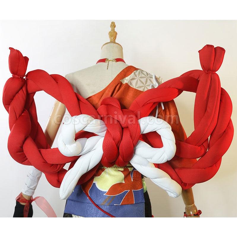 Genshin Impact Yoimiya Xiaogong Fullsuit Cosplay Costumes coscarnival011111187