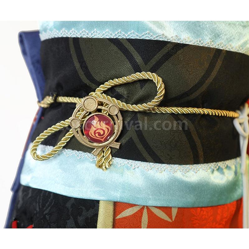 Genshin Impact Yoimiya Xiaogong Fullsuit Cosplay Costumes coscarnival011111202