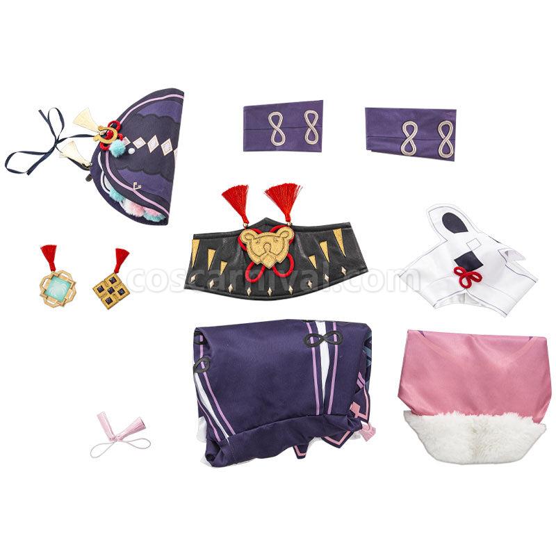 Genshin Impact Yun Jin Fullset Cosplay Costumes coscarnival01119099