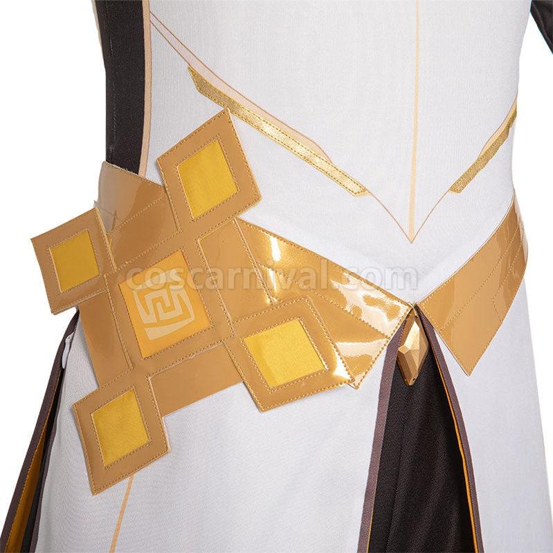 Genshin Impact Zhongli Archon Fullsuit Cosplay Costumes coscarnival011111298