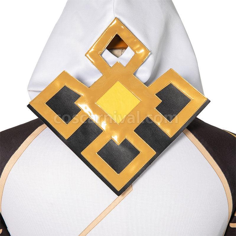 Genshin Impact Zhongli Archon Fullsuit Cosplay Costumes coscarnival011111307