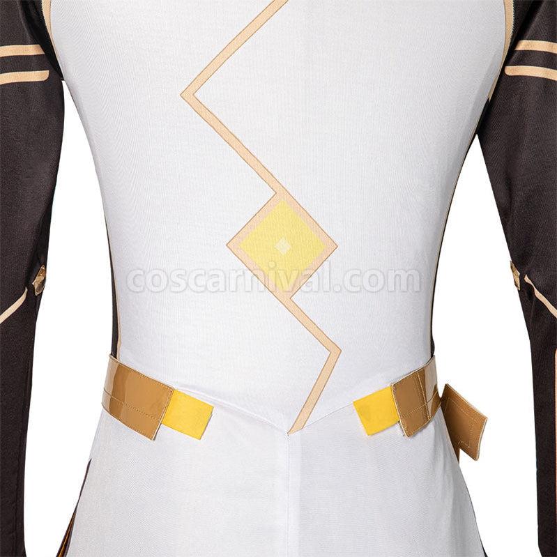 Genshin Impact Zhongli Archon Fullsuit Cosplay Costumes coscarnival011111316