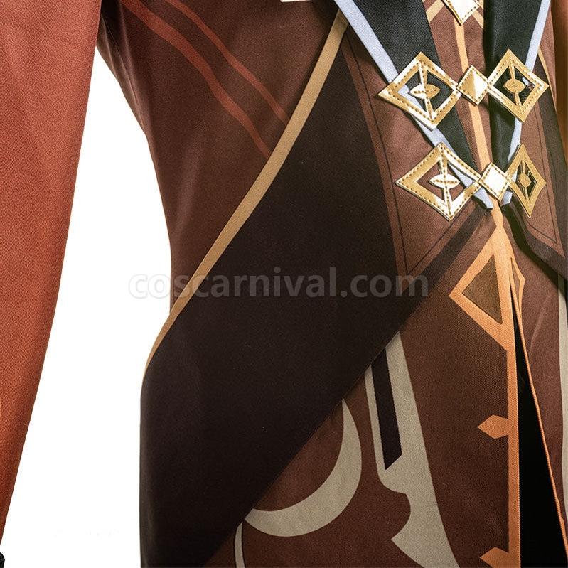 Genshin Impact Zhongli Fullset Cosplay Costumes coscarnival011113015