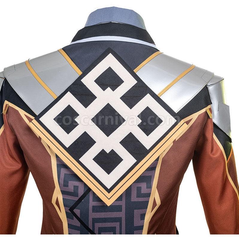 Genshin Impact Zhongli Fullset Cosplay Costumes coscarnival011113022
