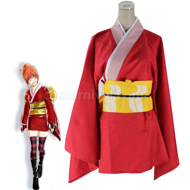 Gintama Kagura Fullset Cosplay Costumes coscarnival01116408