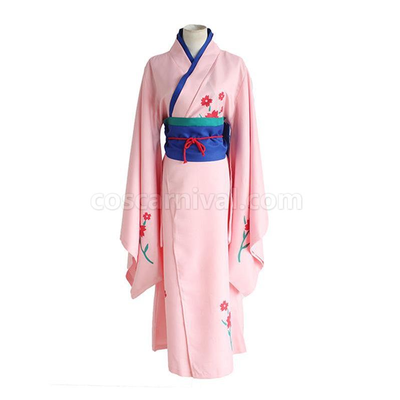 Gintama Shimura Tae Kimono Cosplay Costume coscarnival011116930
