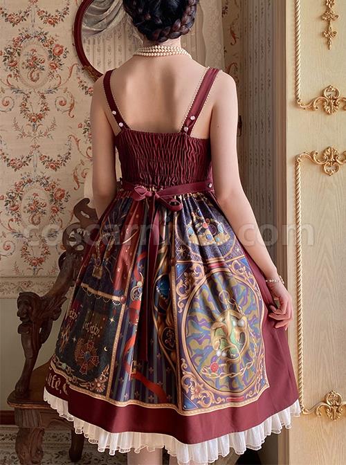 Glory-Book-Series-Vintage-Crown-Jewels-Pattern-Print-Classic-Lolita-Bow-Knot-Sling-Dress-coscarnival-2789