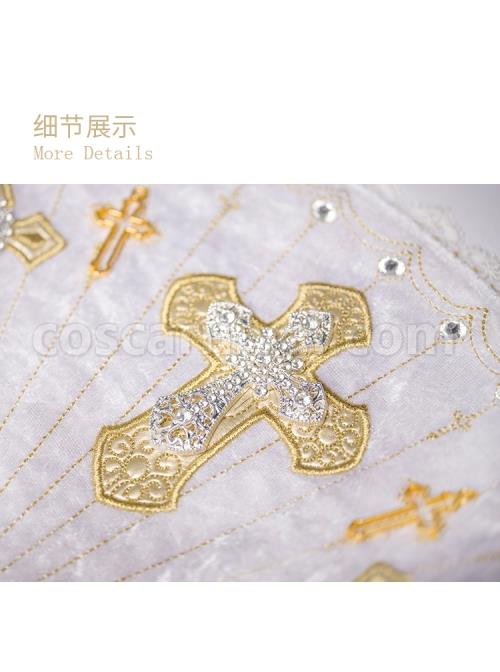 Gold-Classic-Lolita-Oath-Of-Watcher-Series-JSK-Cross-Printing-Design-Flower-Embroidery-Sleeveless-Halter-Neck-Dress-Set-coscarnival-2473