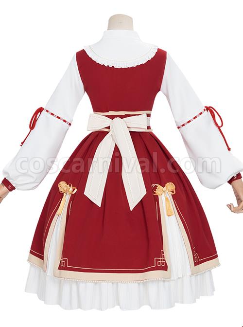 Golden-Crane-Returns-Series-OP-Chinese-Style-Classic-Lolita-Long-Sleeve-Dress-And-Cape-coscarnival-1687