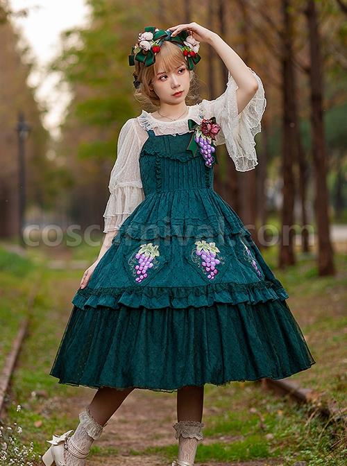 Grape-Manor-Series-Solid-Color-Jacquard-Grape-Embroidery-Elegant-Classic-Lolita-Sleeveless-Dress-coscarnival-2740