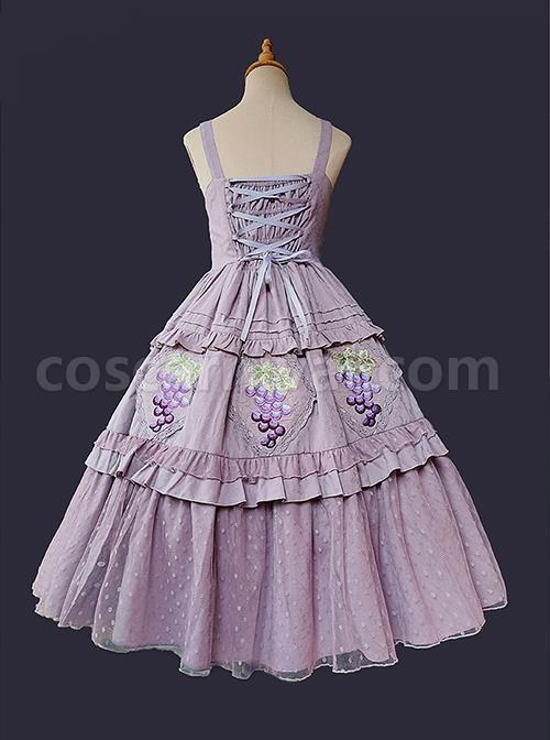 Grape-Manor-Series-Solid-Color-Jacquard-Grape-Embroidery-Elegant-Classic-Lolita-Sleeveless-Dress-coscarnival-2787