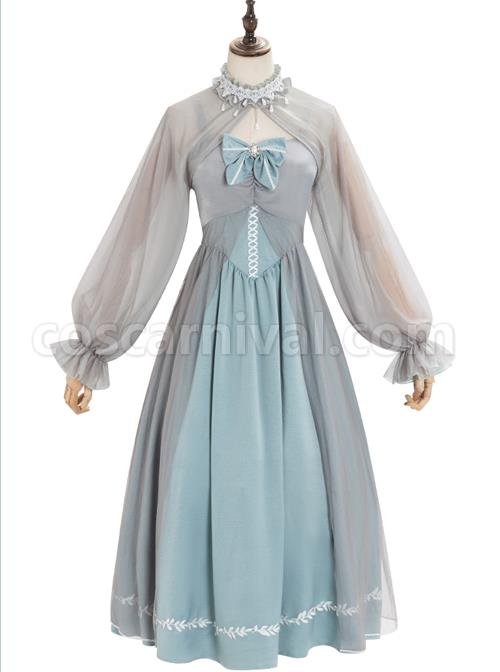 Gray-Blue-Chiffon-Elegant-JSK-Classic-Lolita-High-Waist-Long-Style-Dress-coscarnival-1088