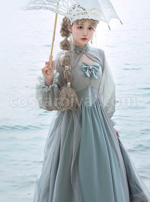 Gray-Blue-Chiffon-Elegant-JSK-Classic-Lolita-High-Waist-Long-Style-Dress-coscarnival-1100