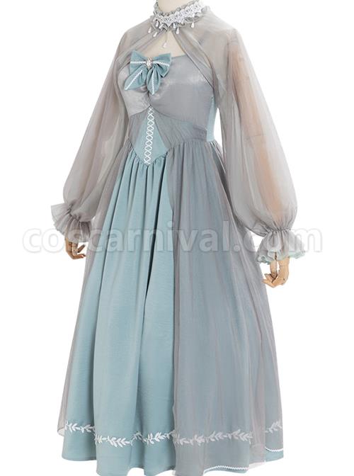 Gray-Blue-Chiffon-Elegant-JSK-Classic-Lolita-High-Waist-Long-Style-Dress-coscarnival-1113