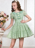 Green-Cute-Doll-Collar-Bowknot-Sweet-Lolita-Short-Sleeve-Dress-coscarnival-3315.jpg
