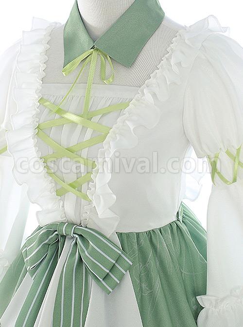Green-Light-Forest-Series-OP-Ruffle-Classic-Lolita-Short-Sleeve-Dress-coscarnival-3896