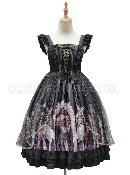 Guardian-Series-JSK-Printing-Classic-Lolita-Sling-Dress-coscarnival-4626