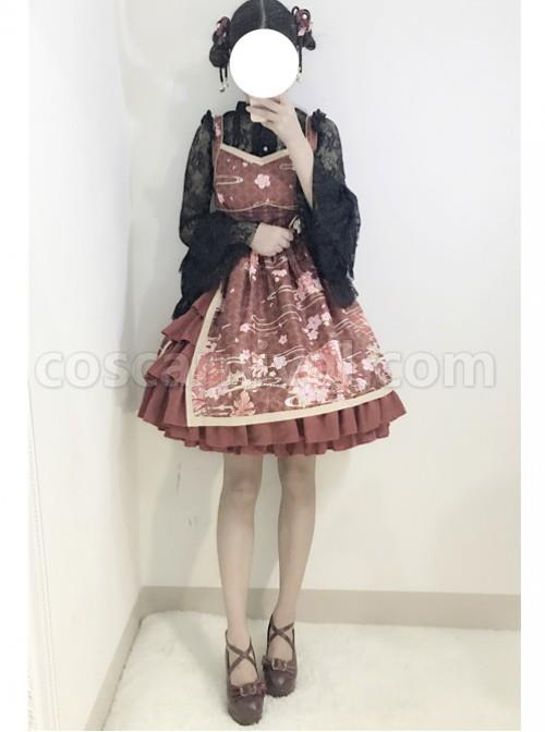 Gules Japanese Wind Soft Sister Bathrobe Cute Lolita Suspender Dress coscarnival