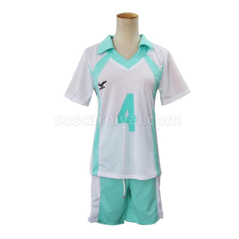Hajime Iwaizumi cosplay costume from Haikyuu!!, side view