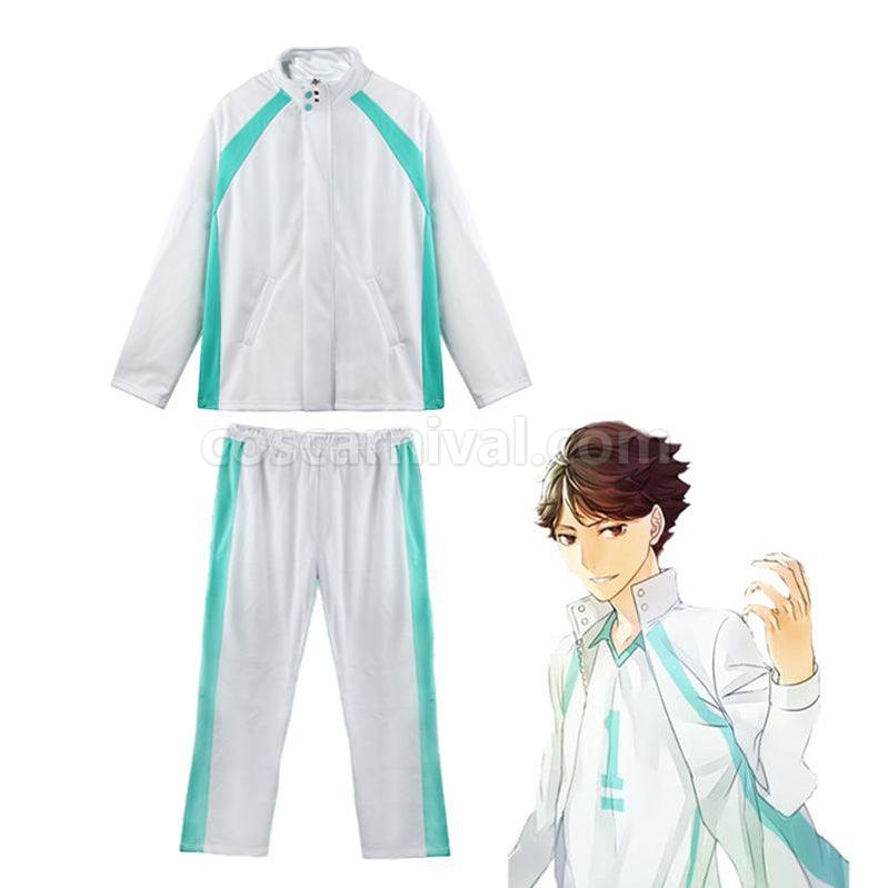 Haikyuu Aobajohsai High Jacket Uniform Oikawa Tooru Cosplay Costume, front view