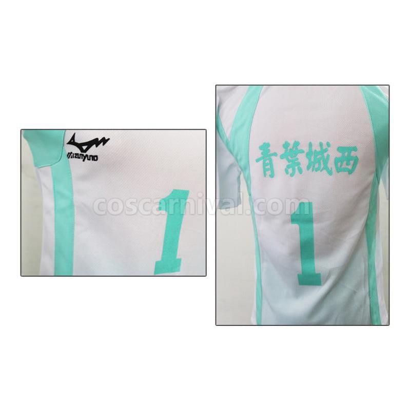Haikyuu Aobajohsai High Oikawa Tooru Uniform Cosplay Costume, detail 1