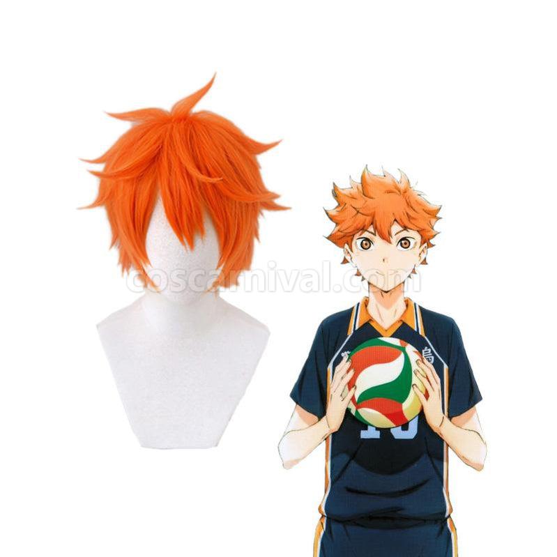 Haikyuu Hinata Shoyo Short Orange Cosplay Wigs coscarnival011117953