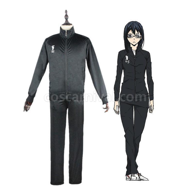 Haikyuu Karasuno High School Jacket Suit Shimizu kiyoko Cosplay Costume, front view