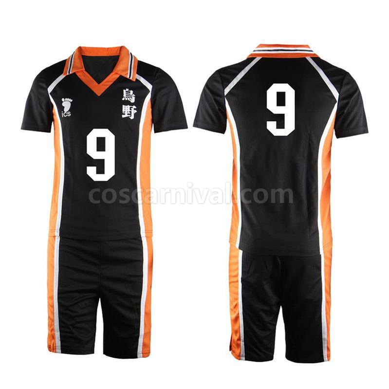 Haikyuu Karasuno High School Volleyball Club Hinata Shoyo and All Teammates Uniform Cosplay Costume, detail 7